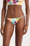 Billabong Playa Del Sol String Bikini Bottoms In Multi