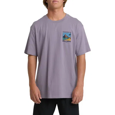 Billabong Post Cards A/div Graphic T-shirt In Gray