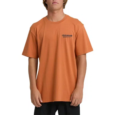 Billabong Post Cards A/div Graphic T-shirt In Orange