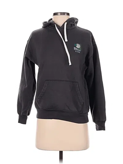 Pre-owned Billabong Pullover Hoodie In Black