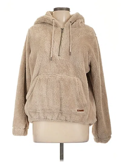 Pre-owned Billabong Pullover Hoodie In Brown