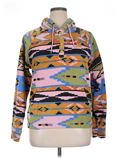Pre-owned Billabong Pullover Hoodie In Gold