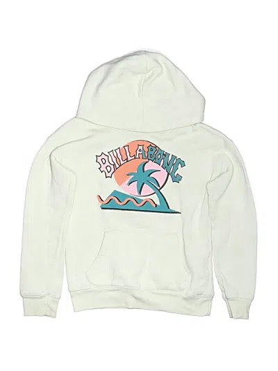 Pre-owned Billabong Kids' Pullover Hoodie In White
