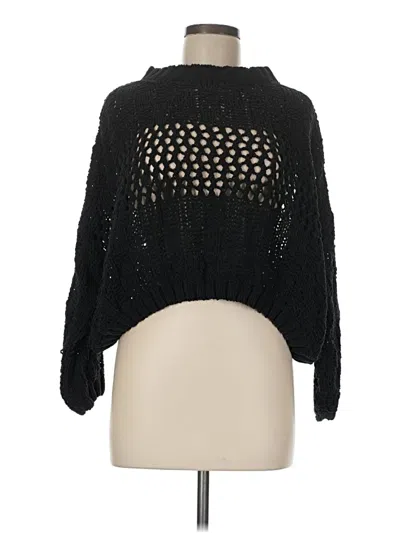 Pre-owned Billabong Pullover Sweater In Black