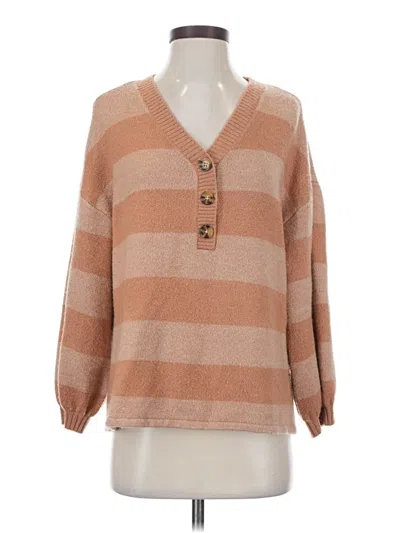 Pre-owned Billabong Pullover Sweater In Brown
