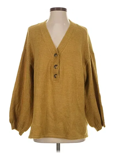 Pre-owned Billabong Pullover Sweater In Gold