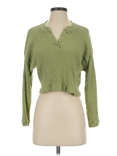 Pre-owned Billabong Pullover Sweater In Green