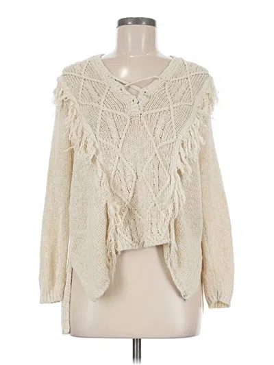 Pre-owned Billabong Pullover Sweater In Ivory