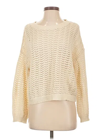 Pre-owned Billabong Pullover Sweater In Ivory