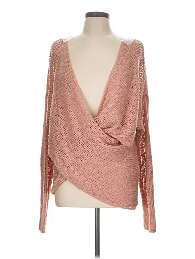 Pre-owned Billabong Pullover Sweater In Pink
