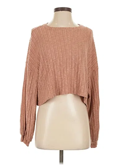 Pre-owned Billabong Pullover Sweater In Tan