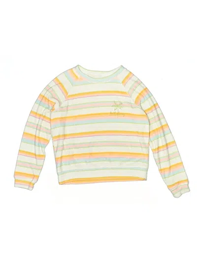 Pre-owned Billabong Kids' Pullover Sweater In White