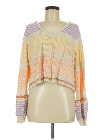 Pre-owned Billabong Pullover Sweater In Yellow