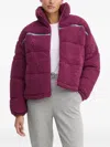 Billabong Quilted Puffer Jacket In Pink