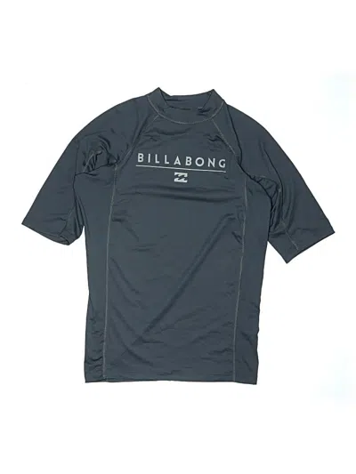 Pre-owned Billabong Kids' Rash Guard In Gray
