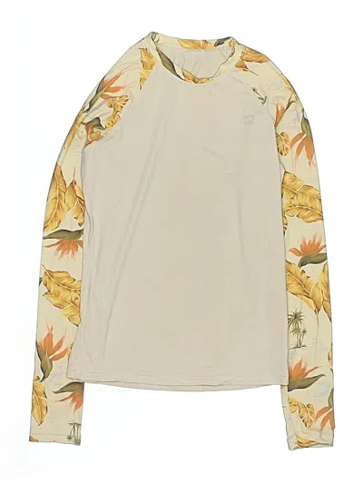 Pre-owned Billabong Rash Guard In White