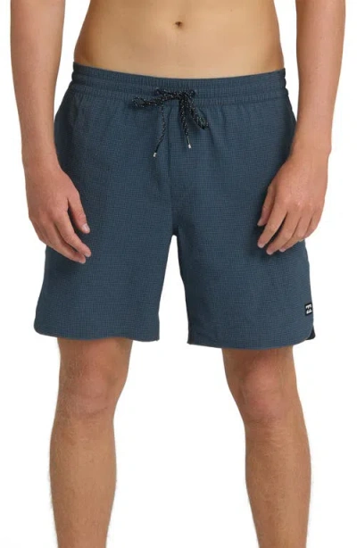 Billabong Reform Layback Swim Trunks In Blue