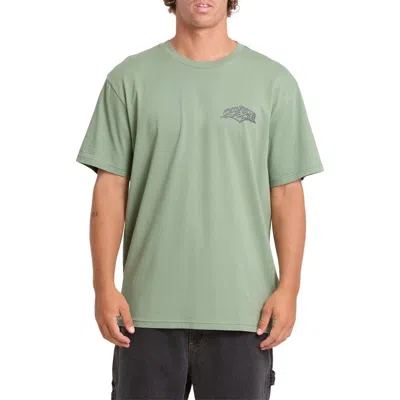 Billabong Reverse Premium Graphic T-shirt In Green