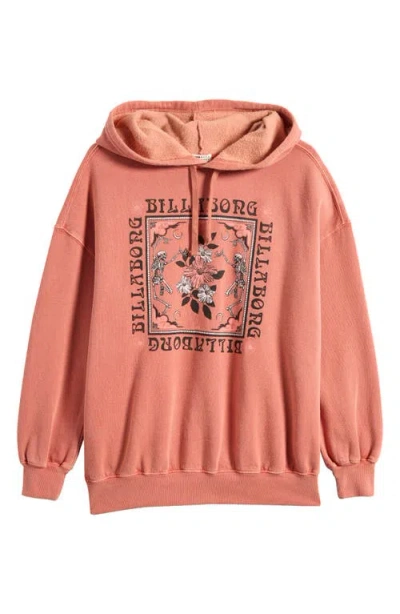 Billabong Rhythm Oversize Fleece Graphic Hoodie In Kiss The Earth