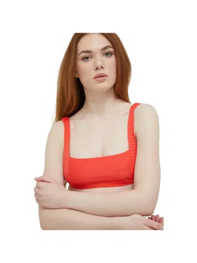Billabong Ribbed Bikini Top In Pattern