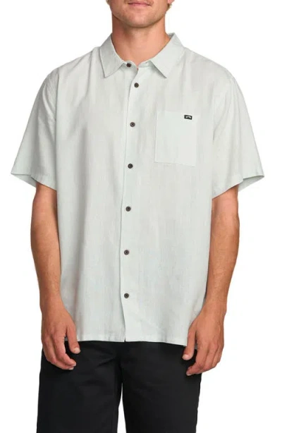 Billabong Ricardo Short Sleeve Button-up Shirt In Blue