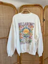Billabong Ride In Oversized Sweatshirt In Salt Crystal In Black