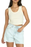 Billabong Riley High Waist Cutoff Denim Shorts