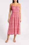 Billabong Riptide Midi Dress In Pink