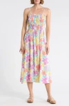 Billabong Riptide Midi Dress In Multi
