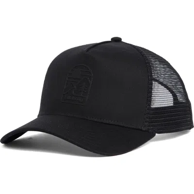 Billabong Riptide Twill Trucker Baseball Cap In Black