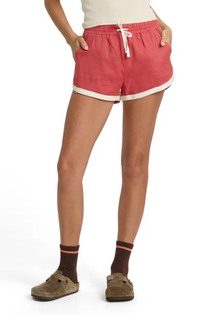 Billabong Road Trippin Drawstring Shorts In Red