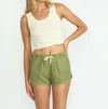 Billabong Road Trippin Elastic Waist Shorts In Avocado In Green