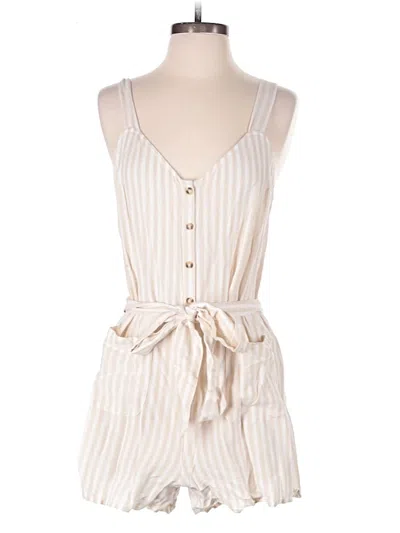 Pre-owned Billabong Romper In Ivory