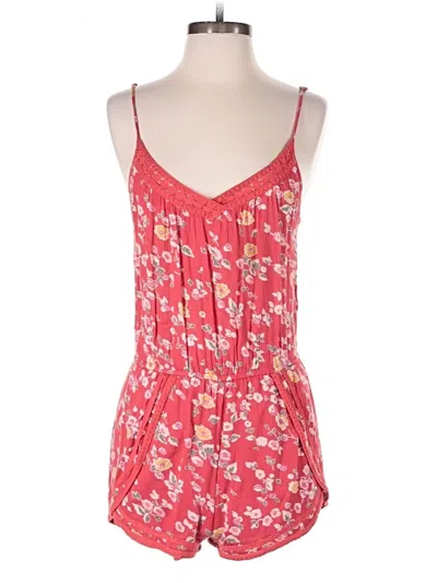 Pre-owned Billabong Romper In Red
