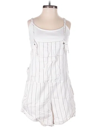 Pre-owned Billabong Romper In White