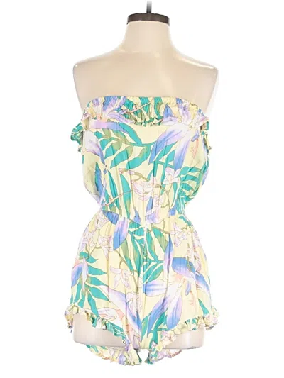 Pre-owned Billabong Romper In Yellow