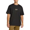 Billabong Rose Arch Cotton Graphic T-shirt In Black