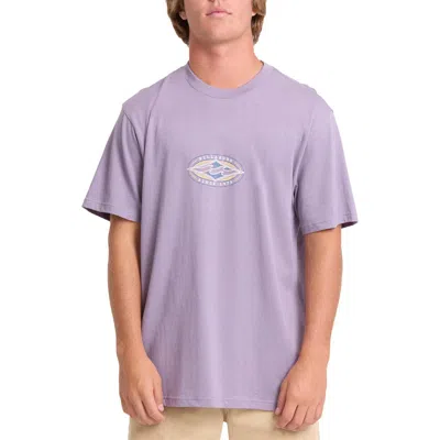 Billabong Rotor Diamond Logo Graphic T-shirt In Purple