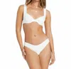 Billabong Salt And Sol Bondi Bikini Bottom In Salt Crystal In White