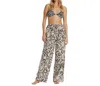 Billabong Salty Daze Bottoms In Telo In Animal Print