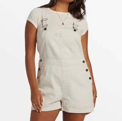 Billabong Sand Canyon Overalls In White