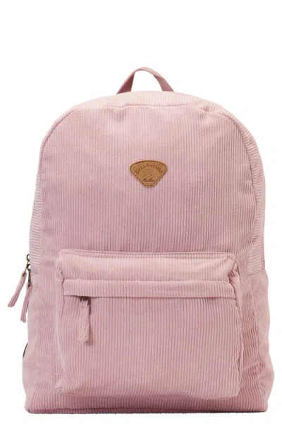 Billabong School's Out Corduroy Backpack In Iced Lavender