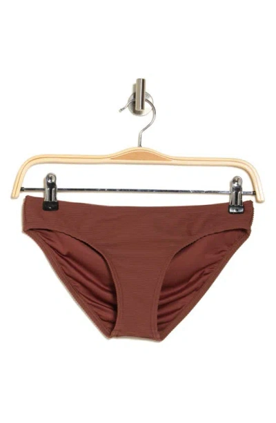 Billabong Sea Through Me Tan Lines Lowrider Bikini Bottoms In Mocha