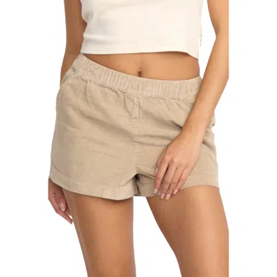 Billabong Sea Ya Cotton Corduroy Shorts In Brown