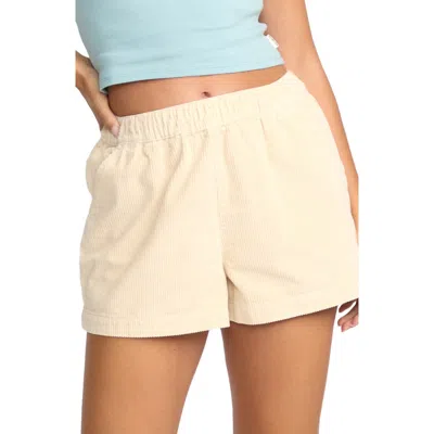 Billabong Sea Ya Cotton Corduroy Shorts In Neutral
