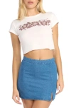 Billabong See You Again Cotton Graphic T-shirt In White