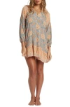 Billabong She's A Dreamer Long Sleeve Shift Dress