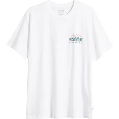 Billabong Shine Organic Cotton Graphic T-shirt In White