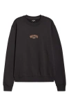 Billabong Short Sands Crewneck Sweatshirt In Black