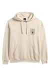Billabong Short Sands Graphic Hoodie In Oatmeal Heather